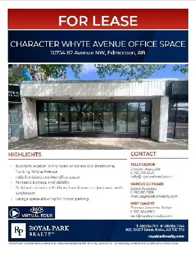 CHARACTER WHYTE AVENUE OFFICE SPACE FOR LEASE Image# 6