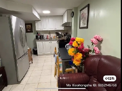 Room for rent from Nov. 1 (McCowan/Finch) walkout basement,$650 Image# 1