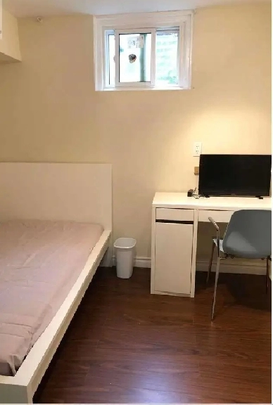 Furnished basement bedroom private bathroom near Finch/Vic.Park Image# 1