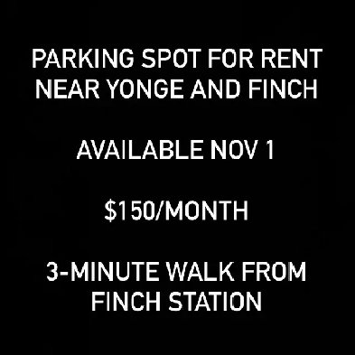 PARKING SPOT FOR RENT NEAR YONGE AND FINCH Image# 2