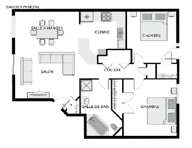 Condo Rosemont 2 chambres   2 balcons   1 garage Image# 1