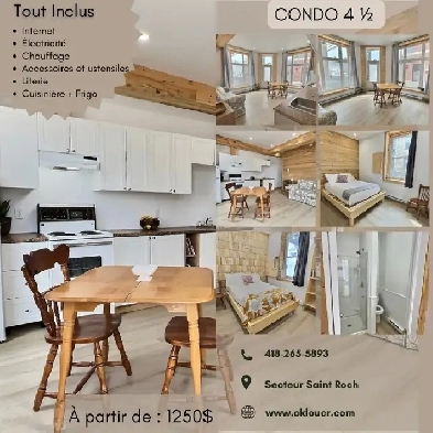 PLUSIEURS APPARTEMENT À LOUER - COURT ET LONG TERME Image# 1