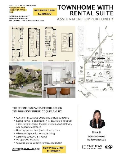 Townhouse Assignment for Sale in West Coquitlam Image# 1