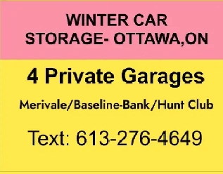 Winter car storage-Merivale/Baseline-Bank/Hunt Club- see VIDEO's Image# 8