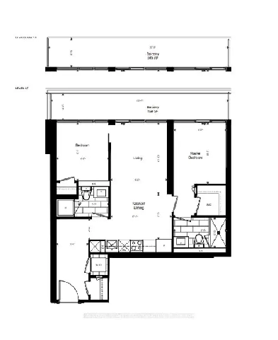 One year new downtown condo 2 bedrooms, 2 bathrooms for lease Image# 1