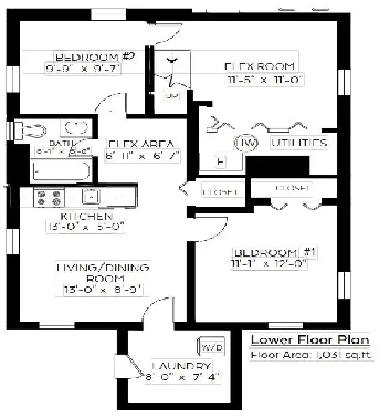 Garden-Level 2BR   Flex | Fraser–Main / Cedar Cottage Image# 1
