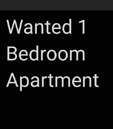 wanted 1 bedroom apartment Image# 1
