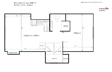 Cozy, 1 bedroom apartment. Junction area. December 1st. $1799/m Image# 1