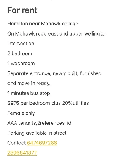basement room for rent near Mohawk college Hamilton Image# 5