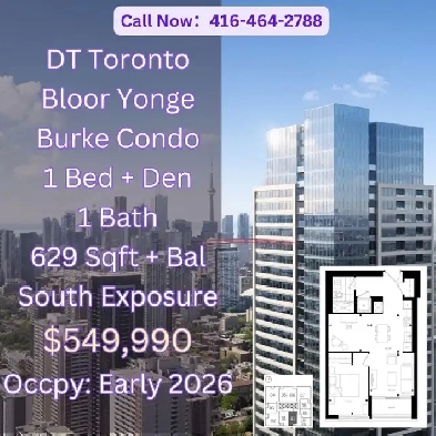Live steps from the luxury Yorkville, SELL AT A BIG LOSS! Image# 1