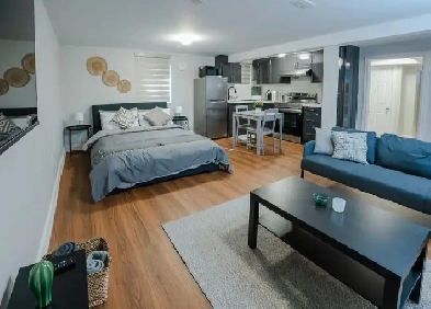 Furnished Studio Apartment | Private Entrance in Brampton Image# 1