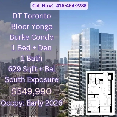 Live steps from the luxury Yorkville, SELL AT A BIG LOSS! Image# 1