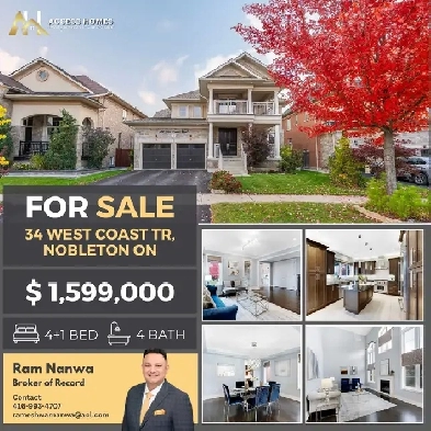 FOR SALE! - 34 West Coast Tr, Nobleton ON Image# 1