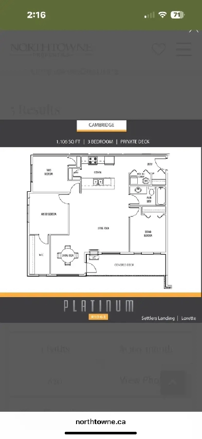 2 bed w/den apartment Image# 4