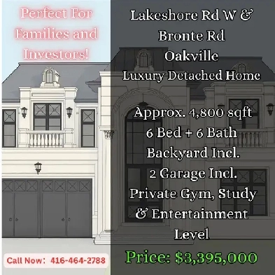 Oakville Lakeside Luxury PRICE DROPPED! 5 mins to lake Image# 2