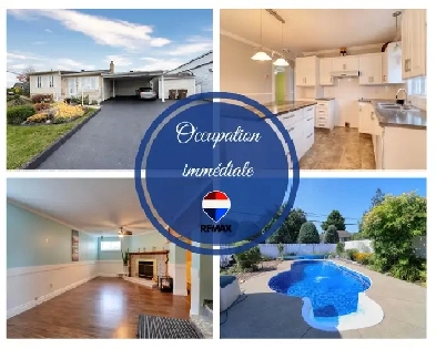 Propriété avec piscine creusée libre dès maintenant Image# 1