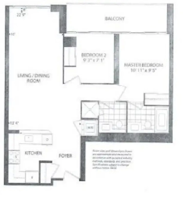 Vacant 2 Bedrooms Condo in Liberty Village - November 1st Image# 1