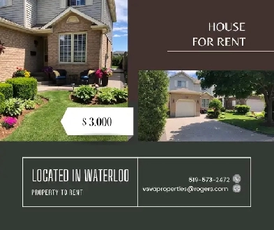 House for Rent in Waterloo! Image# 1