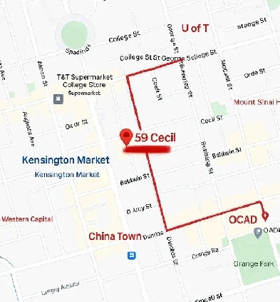 Winter Term – 5 Min to UofT/OCAD/TMU– $1,095 (HALF OFF Nov/Dec) Image# 1