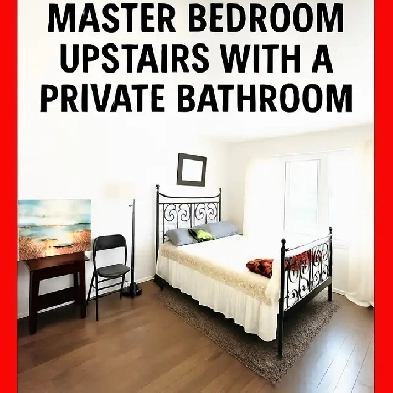 Master Bedroom upstairs– Fully Furnished Image# 1