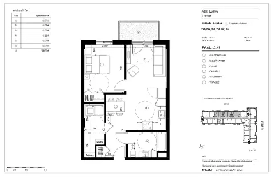 3 ½ – PERSONNE SEULE OU COUPLE – COOP D’HABITATION À ROSEMONT