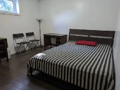 3 Furnished basement rooms are available for rent @ Poplar Road Image# 1