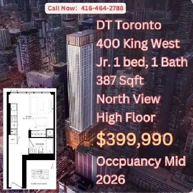 400 King West Studio - Now only $399,990 Image# 1