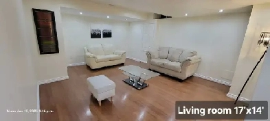 Spacious 2 Bedroom Basement For Rent In Milton From Nov.15,2025 Image# 1