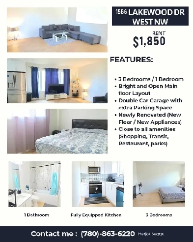 3 Bedrooms 1 Bathroom House for Rent Image# 1