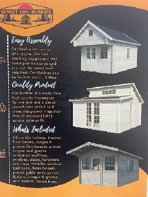 Sunset Country Log Affordable Cabins and Bunkies Image# 1