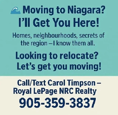 Moving to Niagara? Image# 1