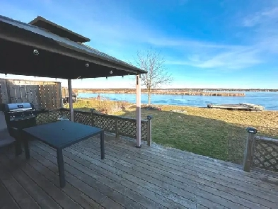 4 Bedroom House on Sturgeon Lake Kawartha backyard on the lake Image# 6