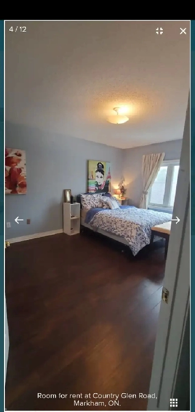 SPACIOUS BRIGHT FULLY FURNISHED ROOM IN MARKHAM Image# 1