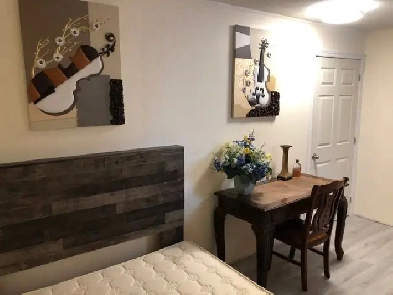 Bright basement room Yorkdale mall Hwy 401 Subway Rogers stadium Image# 1