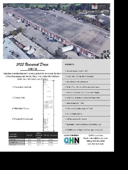 Unit 16 - Warehouse   Office for Rent Mississauga Image# 1