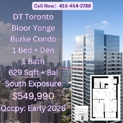 Live steps from the luxury Yorkville, SELL AT A BIG LOSS! Image# 1