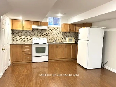 Spacious 3 Bedroom Basement Apartment in Brampton, ON Image# 1