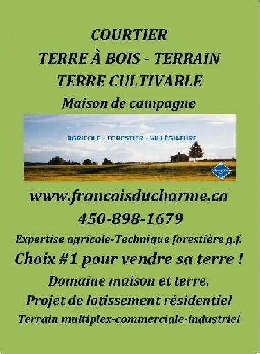 VENTE TERRE ET TERRAIN DE TOUS TYPES Image# 1