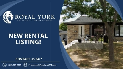 3 BED 1 BATH - MULTI UNIT - ABOVE GROUND FOR RENT - 27 MURCHISON Image# 1