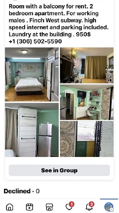 room for rent Image# 1