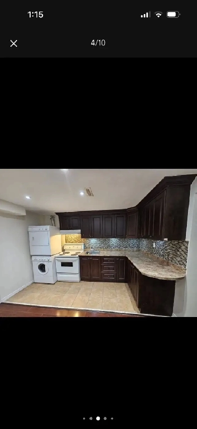 Basement with 1 bedroom, Spacious living room with 2 Pa Image# 1