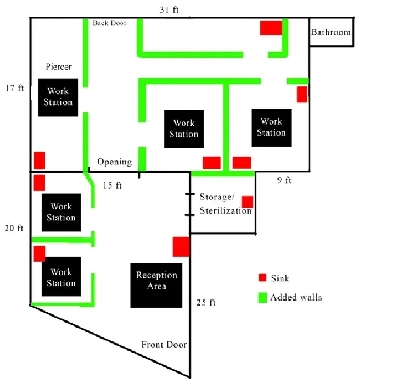 Tattoo shop for rent/sublet Image# 3