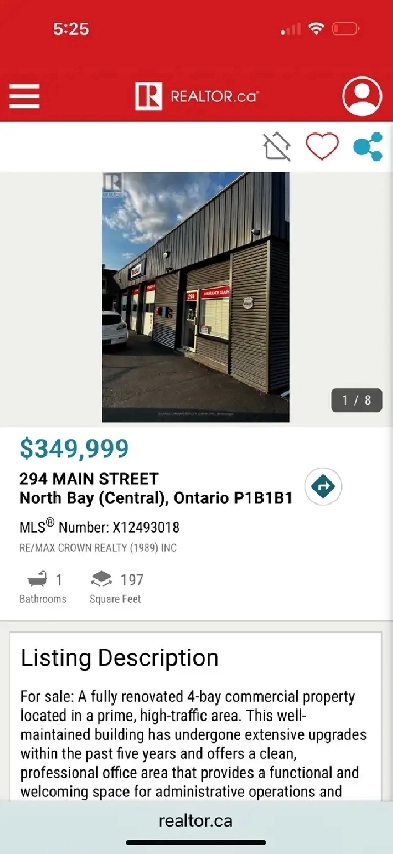 Commercial garage for sale Image# 1