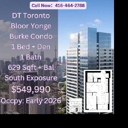 Live steps from the luxury Yorkville, SELL AT A BIG LOSS! Image# 1
