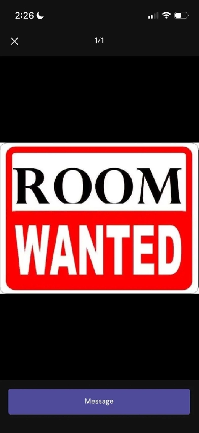 LOOKING FOR room/place for rent Image# 1