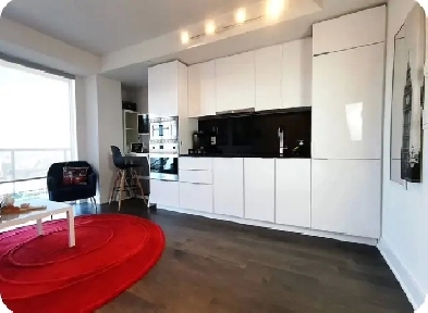 Beautiful fully furnished clean modern studio on BAY ST. Image# 1