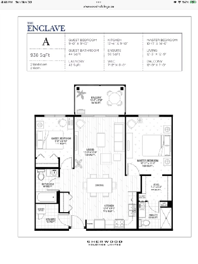 Sublet 2 bed/2 bath Rental in The Enclave on St Mary's Road Image# 1