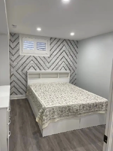 Fully Furnished 2 Bedroom Basement for Rent in Malton Image# 1