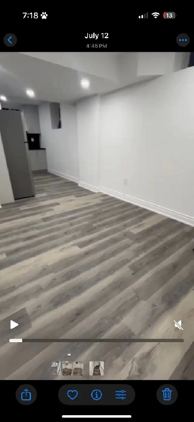 3 bedroom 2 bathroom basement Image# 1