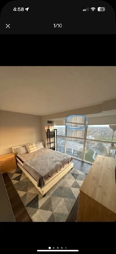 Private bedroom fully furnished in Mississauga Image# 1